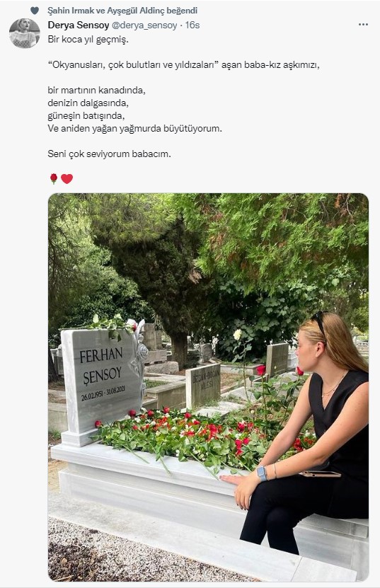 derya sensoy babasi ferhan sensoy u andi